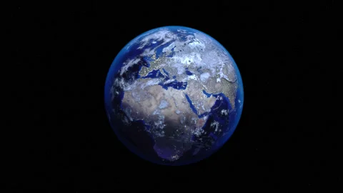 Zoom out of Turkey through clouds to see the Earth from space. Stock-Footage 134267441