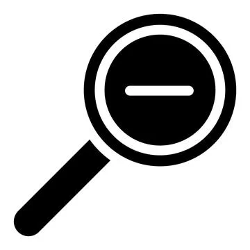 Zoom Out Vector Icon Design Illustration Stock Illustration