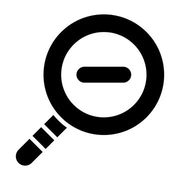 Zoom out Vector Icon Design Illustration Illustrazione stock
