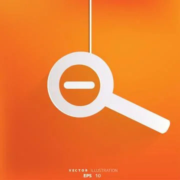 Zoom out web icon 스톡 일러스트