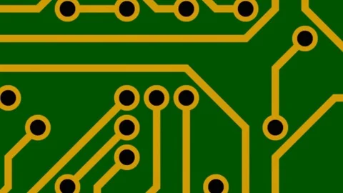Zoom PCB canvas in out slow Stock Footage 88791667