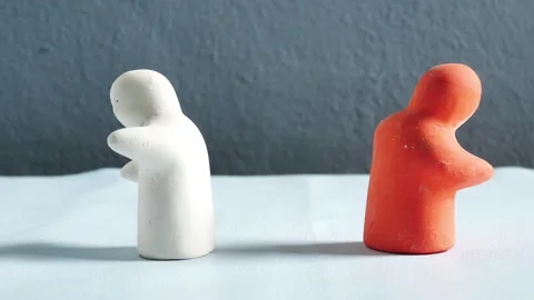 Zoom in people in relationship. Stock Footage 170230228