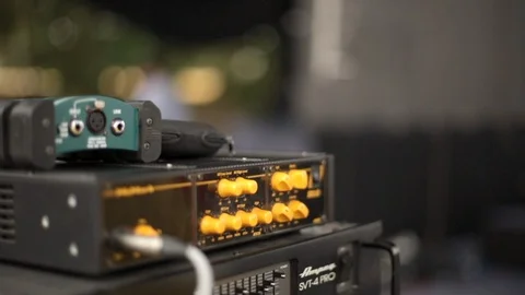 Zoom recorder and amplifier Stock Footage 94151620