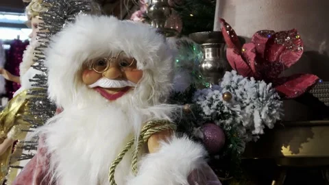 Zoom In on Santa Claus  Stock Footage 165728818