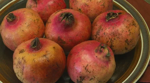 Zoom shot of pomegranates Vidéo 41860707
