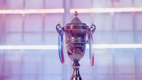Zoom in shot of trophy Stock Footage 160141862