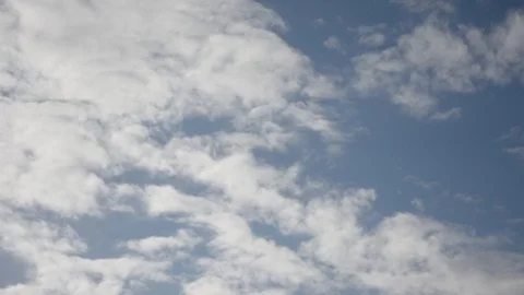 Zoom in, sky with clouds Stock Footage 99486352