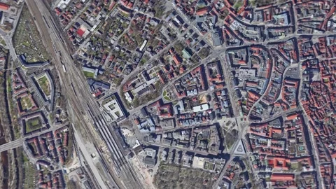 Zoom in from space and focus on Augsburg, Germany. 3D Animation. Stock-Footage 148462563