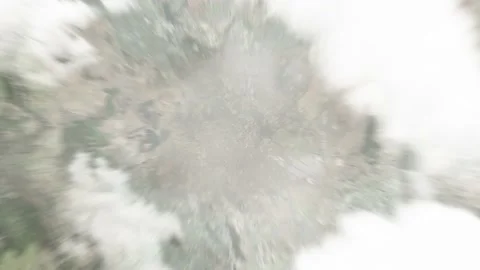 Zoom in from space and focus on Australia Canberra. 3D Animation. Stock Footage 142623660