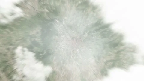 Zoom in from space and focus on Austria Graz. 3D Animation Video stock 142780293
