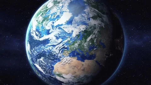 Zoom in from space and focus on Bielefeld Germany. Stock Footage 144346069