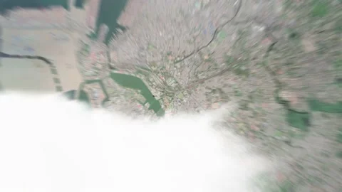 Zoom in from space and focus on Colombo Sri Lanka. 3D Animation Stock Footage 143143363