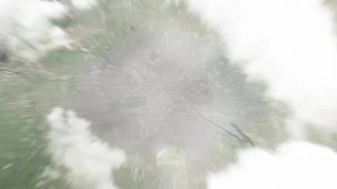 Zoom in from space and focus on German Berlin. Stock Footage 141154018