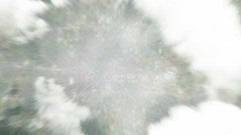 Zoom in from space and focus on Germany Munich. 3D Animation. Stock Footage 143950185