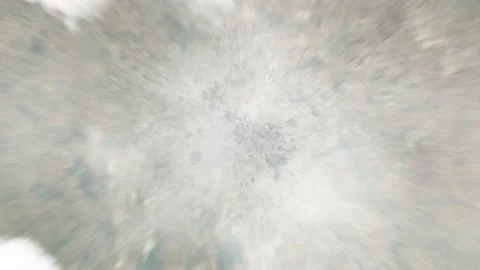 Zoom in from space and focus on India Bangalore. 3D Animation. Stock-Footage 143950258