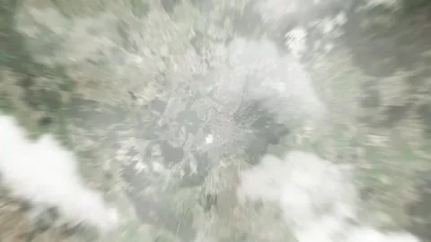 Zoom in from space and focus on Lithuania Vilnius. Stock Footage 141171989