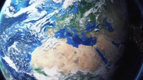 Zoom in from space and focus on Malta Valletta. Stock Footage 141172090