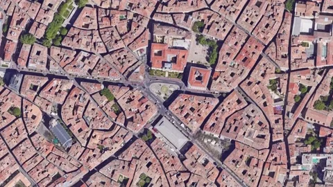 Zoom in from space and focus on Montpellier France. 3D Animation. Video stock 148287740