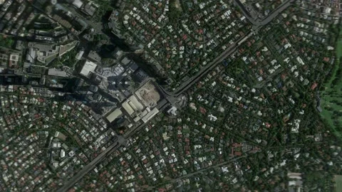 Zoom in from space and focus on Philippines, Makati. 3D Animation. Stock Footage 150976720