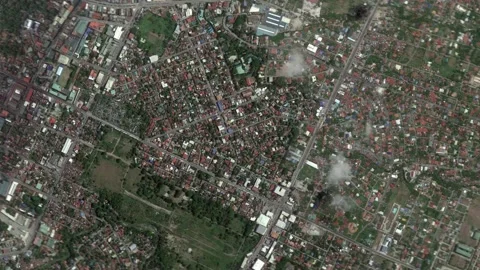 Zoom in from space and focus on Philippines, Bacolod. 3D Animation. Stock Footage 151455698