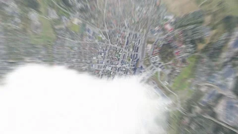 Zoom in from space and focus on Vantaa Finland. 3D Animation. Stock Footage 143258945