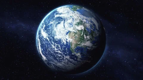 Zoom in from space down to a city on Earth. Stock-Footage 47595120