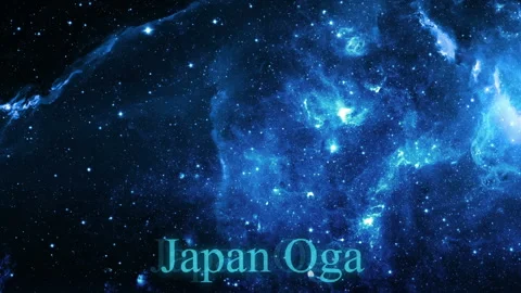 Zoom in from space to Japan Oga Stock Footage 100819954