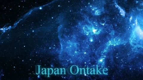 Zoom in from space to Japan Ontake Video stock 100795901