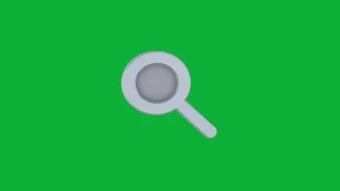 Zoom into Success: Rotating 3D Magnifying Animations for SEO Video stock 264072205