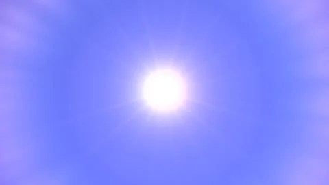 Zoom in on the sun Stock Footage 159028168