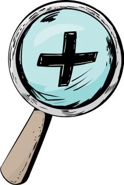 Zoom In Symbol Stock Illustration