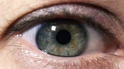 Zoom through the eyes to fly in space. Stock Footage 86285958