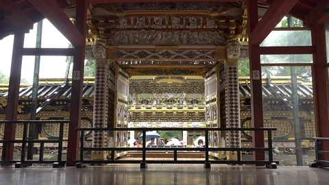 Zoom Toshogu Nikko Temple Video stock 95903997