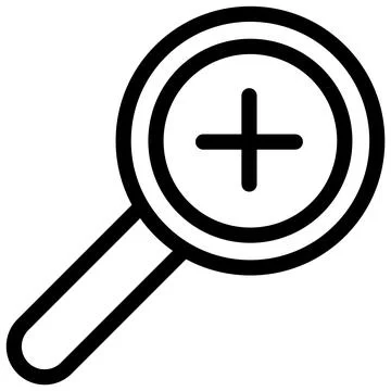 Zoom in Vector Icon Design Illustration Stock Illustration