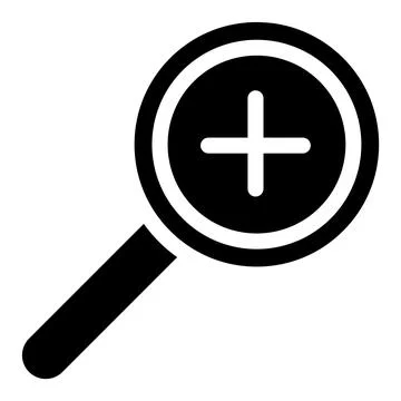 Zoom in Vector Icon Design Illustration Stock Illustration