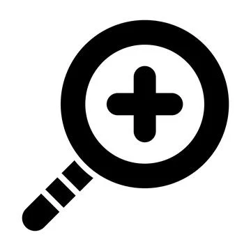 Zoom in Vector Icon Design Illustration Stock Illustration