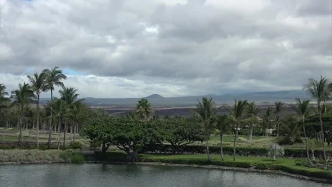 Zoom into volcanic cone Stock Footage 138176250