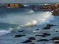 Zoom from Wave to Stormy Coastline, Cape Town GFSD SD Footage