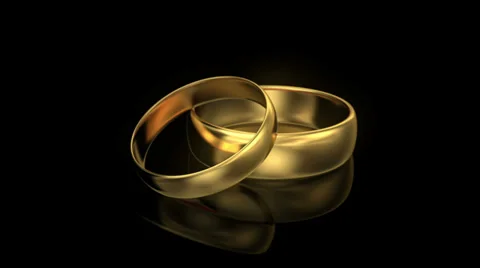 Zoom in wedding rings Stock Footage 38656548