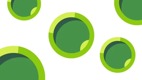 Zoomed Green Orbs Stock Footage 335637956