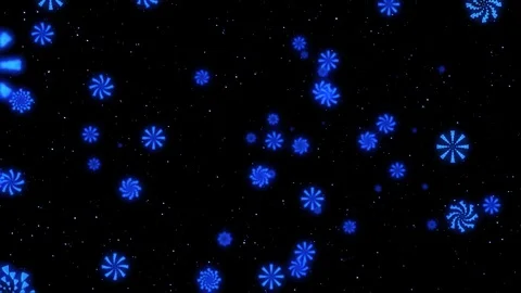 Zoomer Flakes Looping Animation Stock Footage 73312278