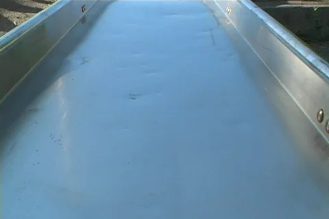 Zooming up and down a giant long Slide Stock Footage 565798