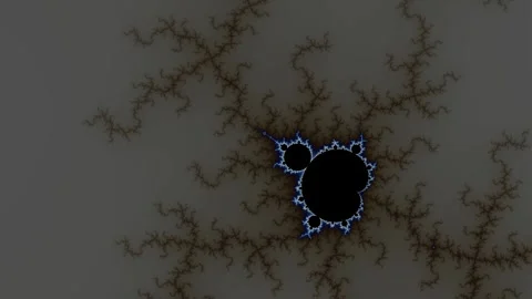 Zooming animation into the complex Mandelbrot set fractal Stock Footage 319905679