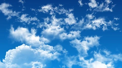 Zooming blue clouds Video stock 280213827