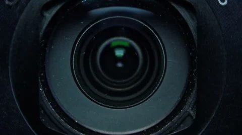 Zooming Camera Lens in a Digital Photo Camera. Full HD Stock Footage