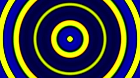 Zooming Circles Multicolored Flowing Background For Intro Stock Footage 65126775