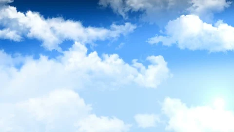 Zooming clouds with blue fresh air Stock-Footage 101030389