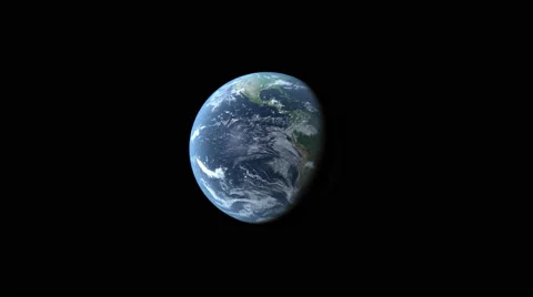 Zooming in on the Earth from Space in 4K Stock Footage 40752052