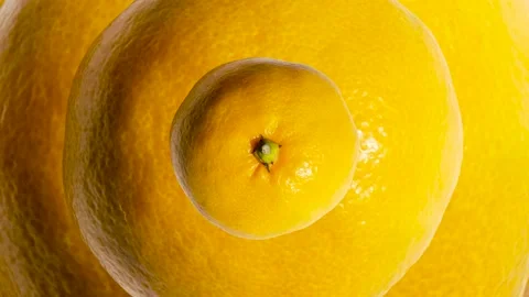 Zooming Mandarin fruit in seamless loop background Stock Footage 221936577