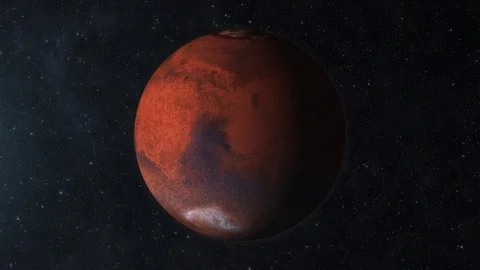 Zooming to Mars Red Planet in Space 動画素材 87321303